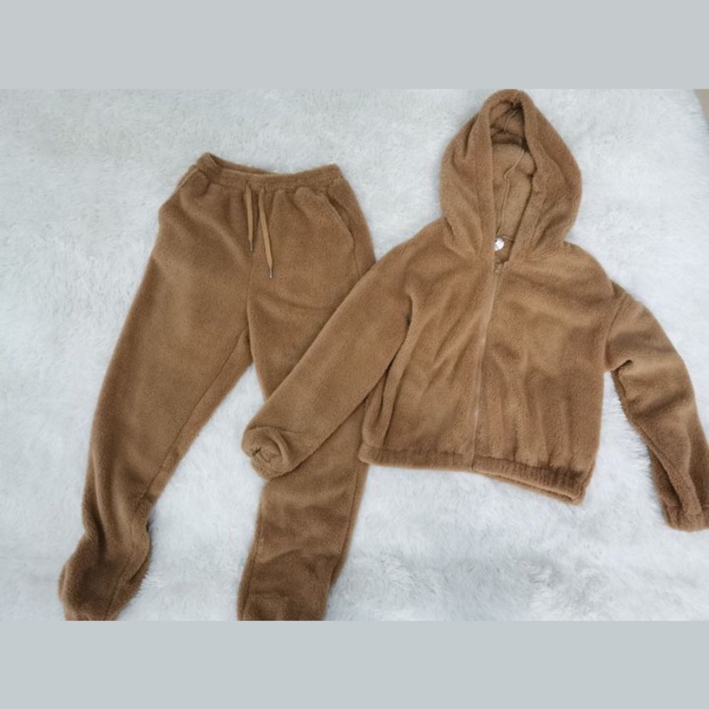 Nude Teddy Jogger Set